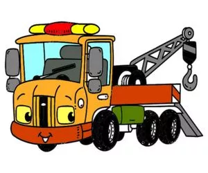 Game Tow Trucks Coloring