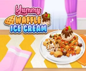 Game Yummy Waffle Ice Cre